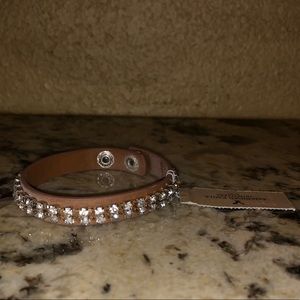 American Eagle leather with rhinestones NWT